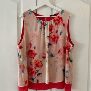 COPY - Wallis lined sleeveless top SIZE 14